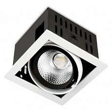 Встраиваемый светильник ambrella light cardano t811 bk-ch 12w 4200k